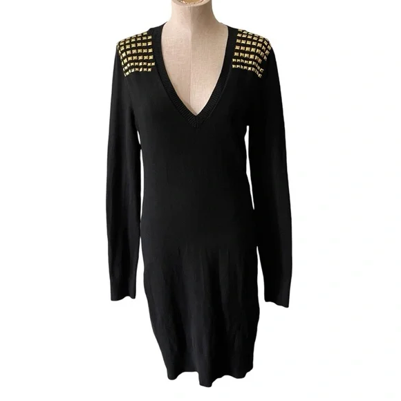 MICHAEL Michael Kors Dresses Michael Kors Black Midi Sweater